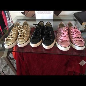 Lot of 3 Skechers Daddys $ Money Glitter Sneakees